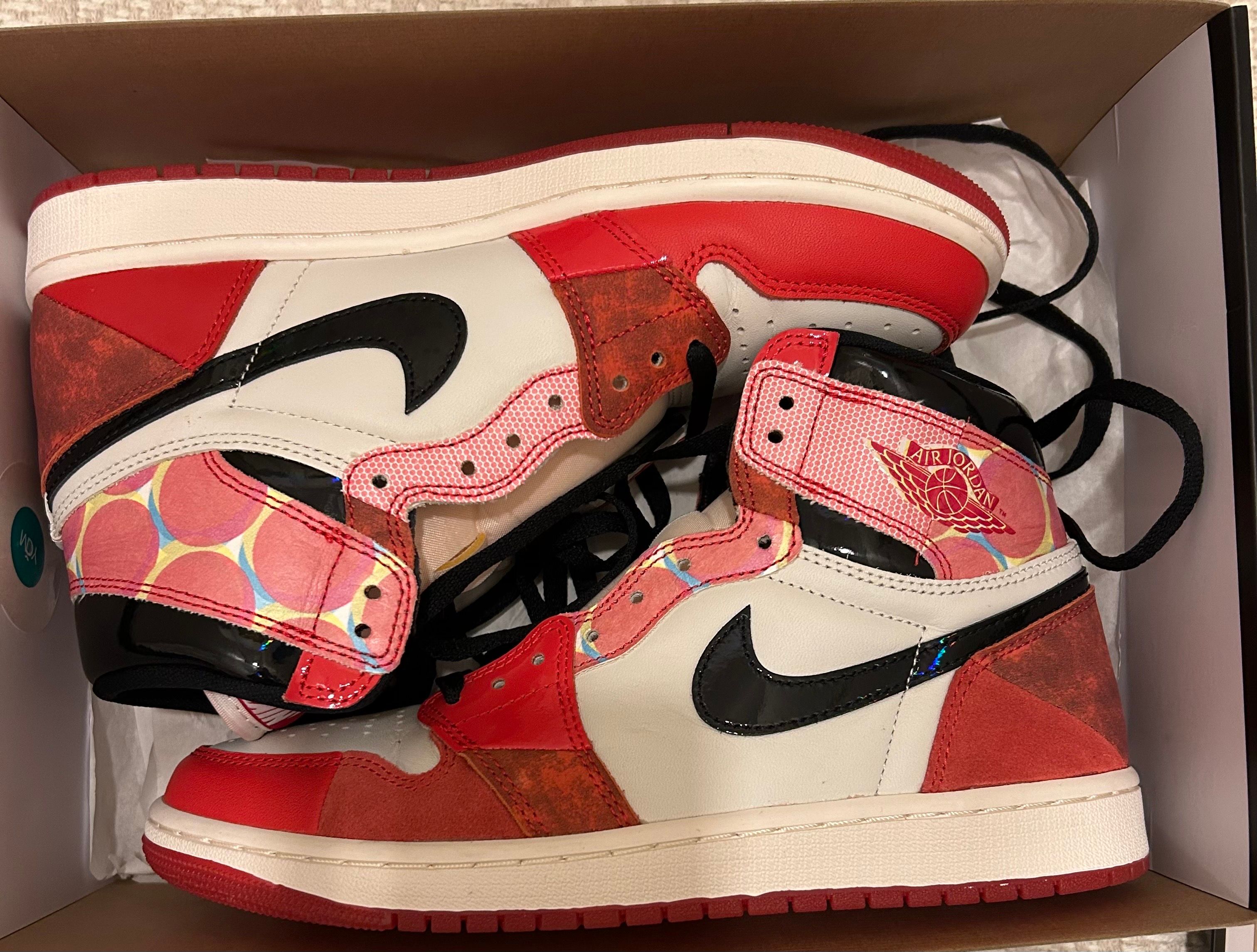 Spider-Man × Nike Air Jordan 1 Retro High OG SP "Spider-Man: Across the Spider-Verse/University Red"