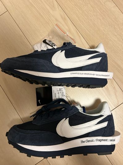 Fragment × sacai × Nike LD Waffle "Blackended Blue"