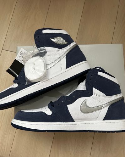 Nike Air Jordan 1 High OG CO.JP "White/Midnight Navy" (2020)(ブリーフケースなし)