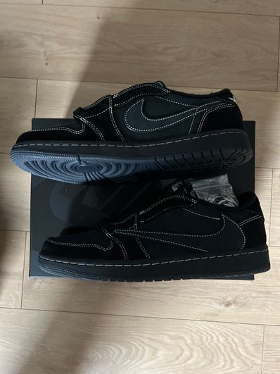 Travis Scott × Nike Air Jordan 1 Low OG SP "Black Phantom"