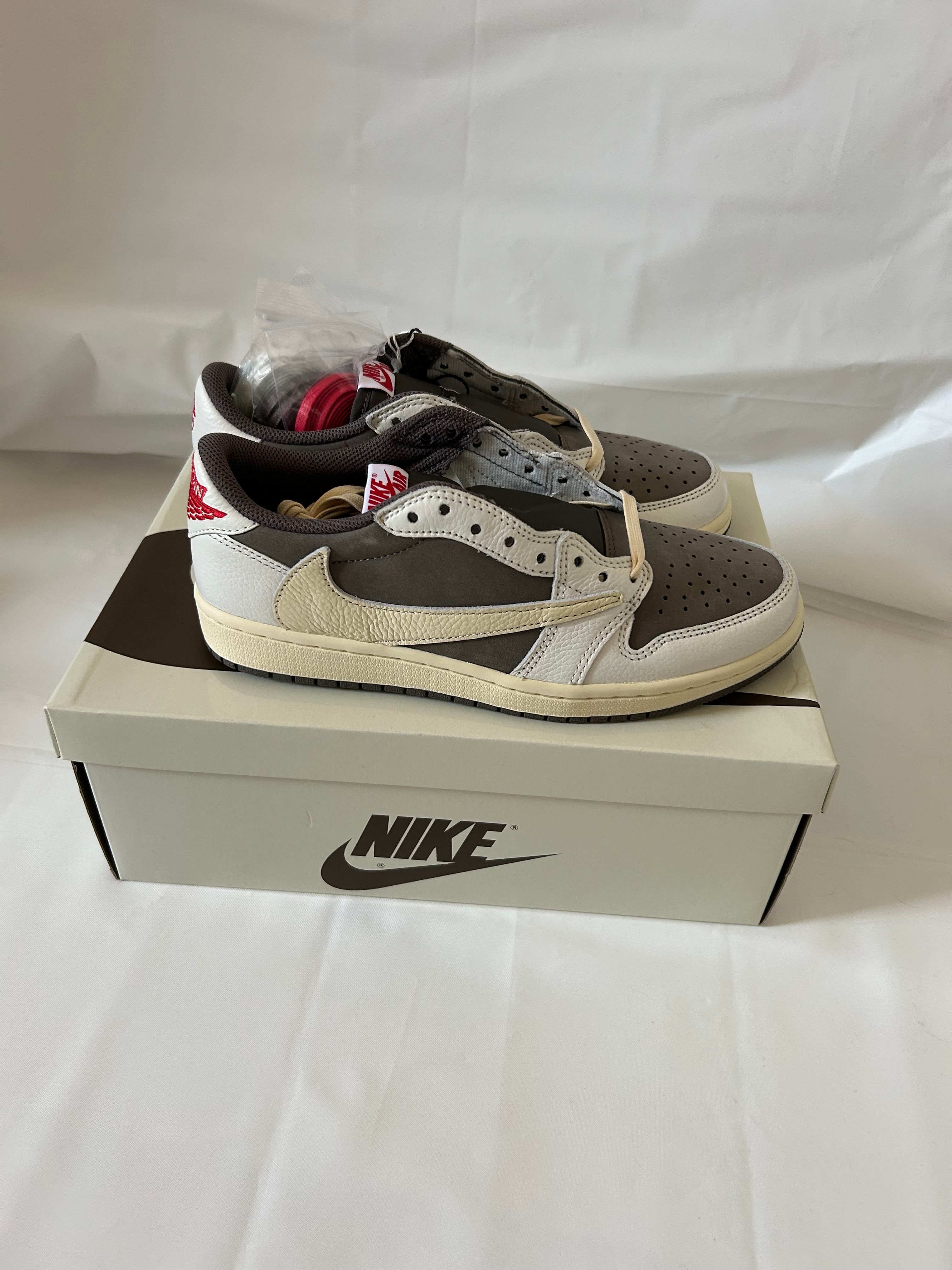Travis Scott × Nike Air Jordan 1 Low OG SP "Reverse Mocha/Sail and Ridgerock"
