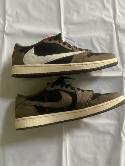 Travis Scott × Nike Air Jordan 1 Low OG SP-T "Black/Dark Mocha"