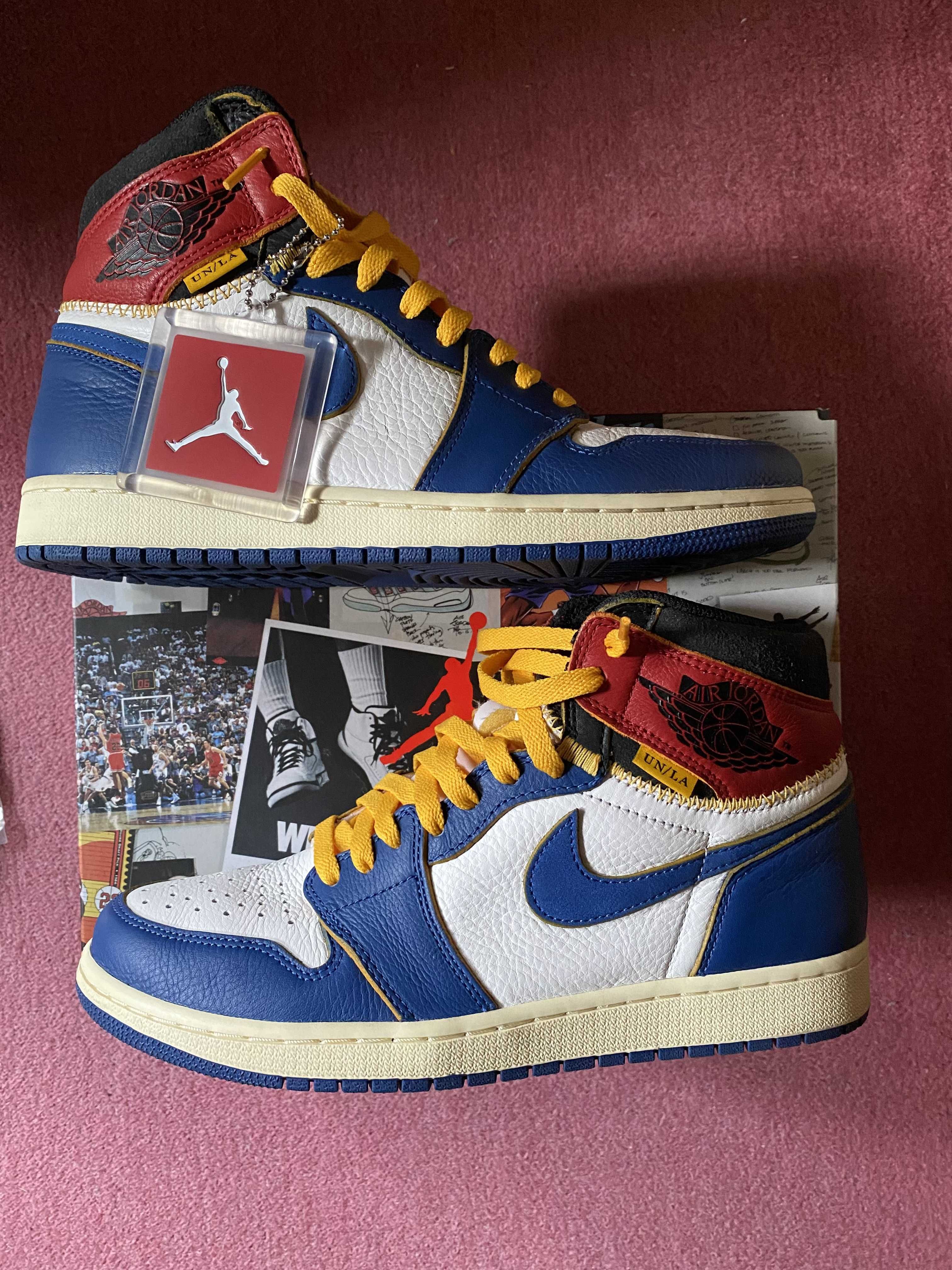 Union × Nike Air Jordan 1 Retro High OG NRG "Storm Blue/Varsity Red"