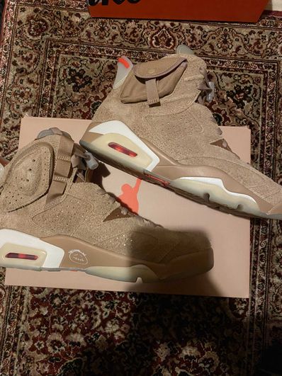 Travis Scott × Nike Air Jordan 6 "British Khaki"