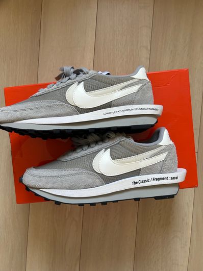 Fragment × sacai × Nike LD Waffle "Light Smoke Grey"