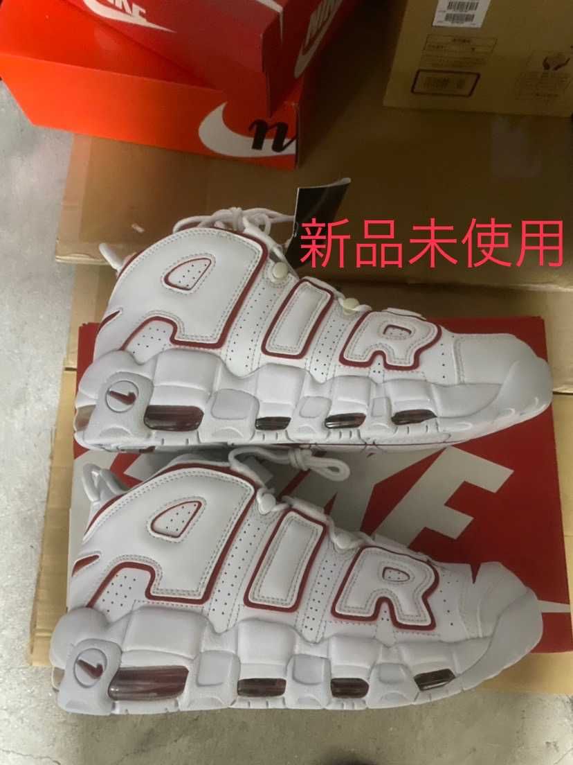 NIKE AIR MORE UPTEMPO "WHITE/VARSITY RED" (2021)