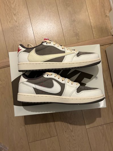 Travis Scott × Nike Air Jordan 1 Low OG SP "Reverse Mocha/Sail and Ridgerock"