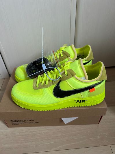 Off-White × Nike Air Force 1 Low "Volt"