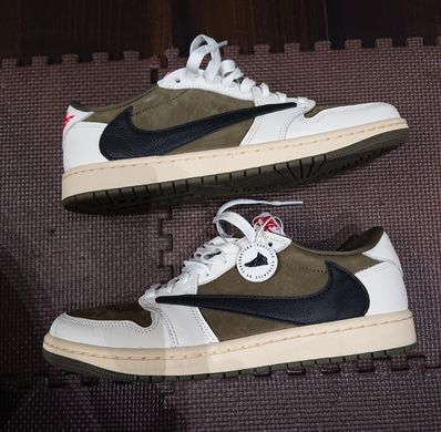 Travis Scott × Nike Air Jordan 1 Low OG SP "Reverse Olive"