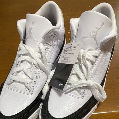 Fragment × Nike Air Jordan 3 "White/Black"