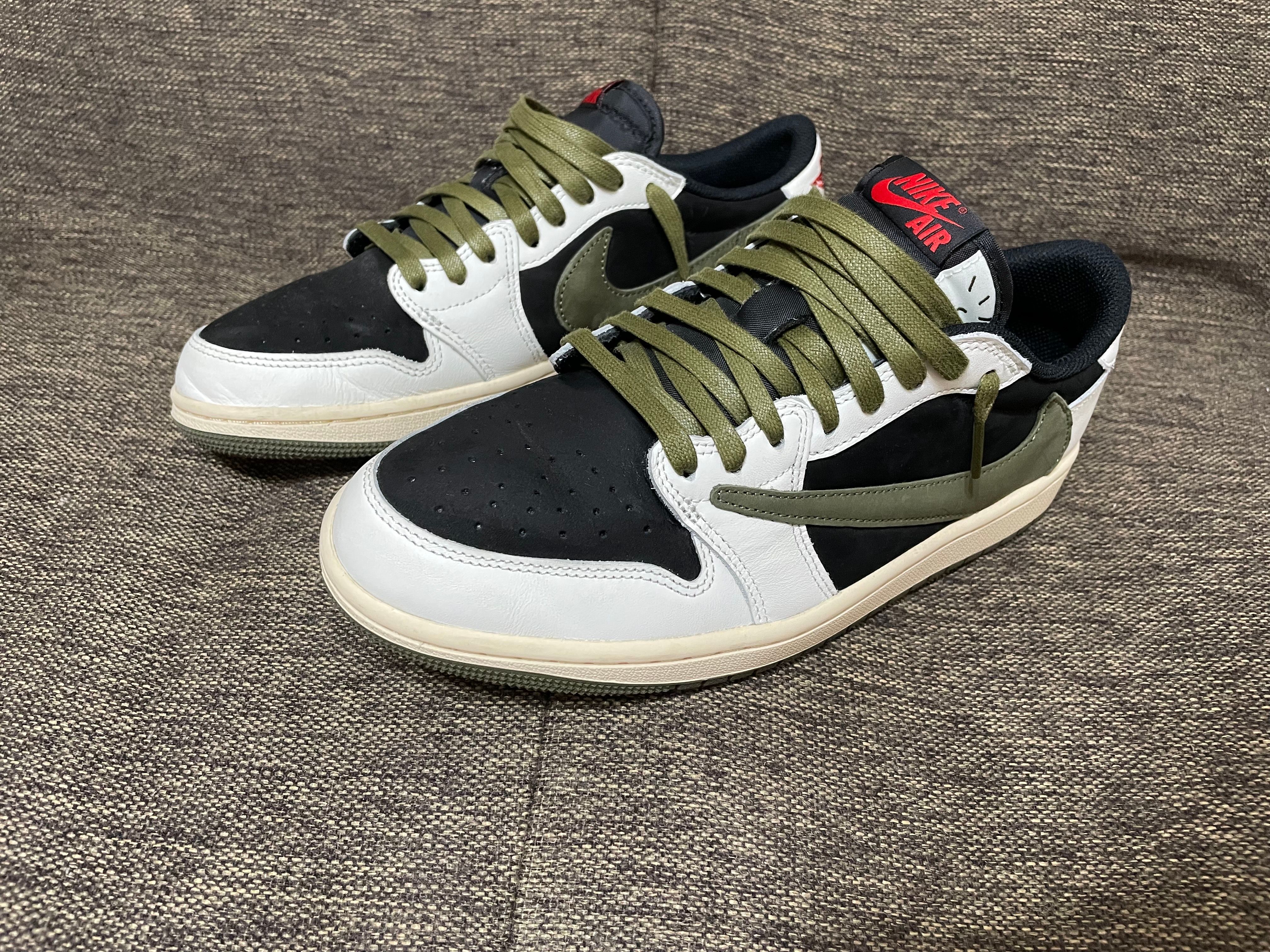 Travis Scott × Nike Women's Air Jordan 1 Low OG "Medium Olive"