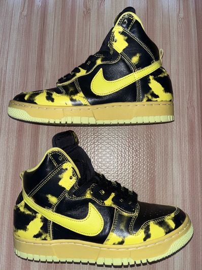 Nike Dunk High 1985 SP "Yellow Acid Wash"