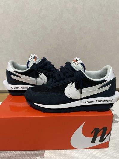 Fragment × sacai × Nike LD Waffle "Blackended Blue"