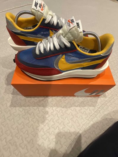 sacai × Nike LDV Waffle "Red/Blue"