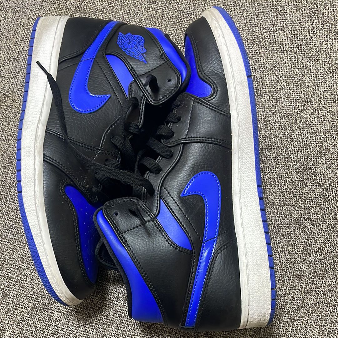 NIKE AIR JORDAN 1 MID "BLACK/BLUE"