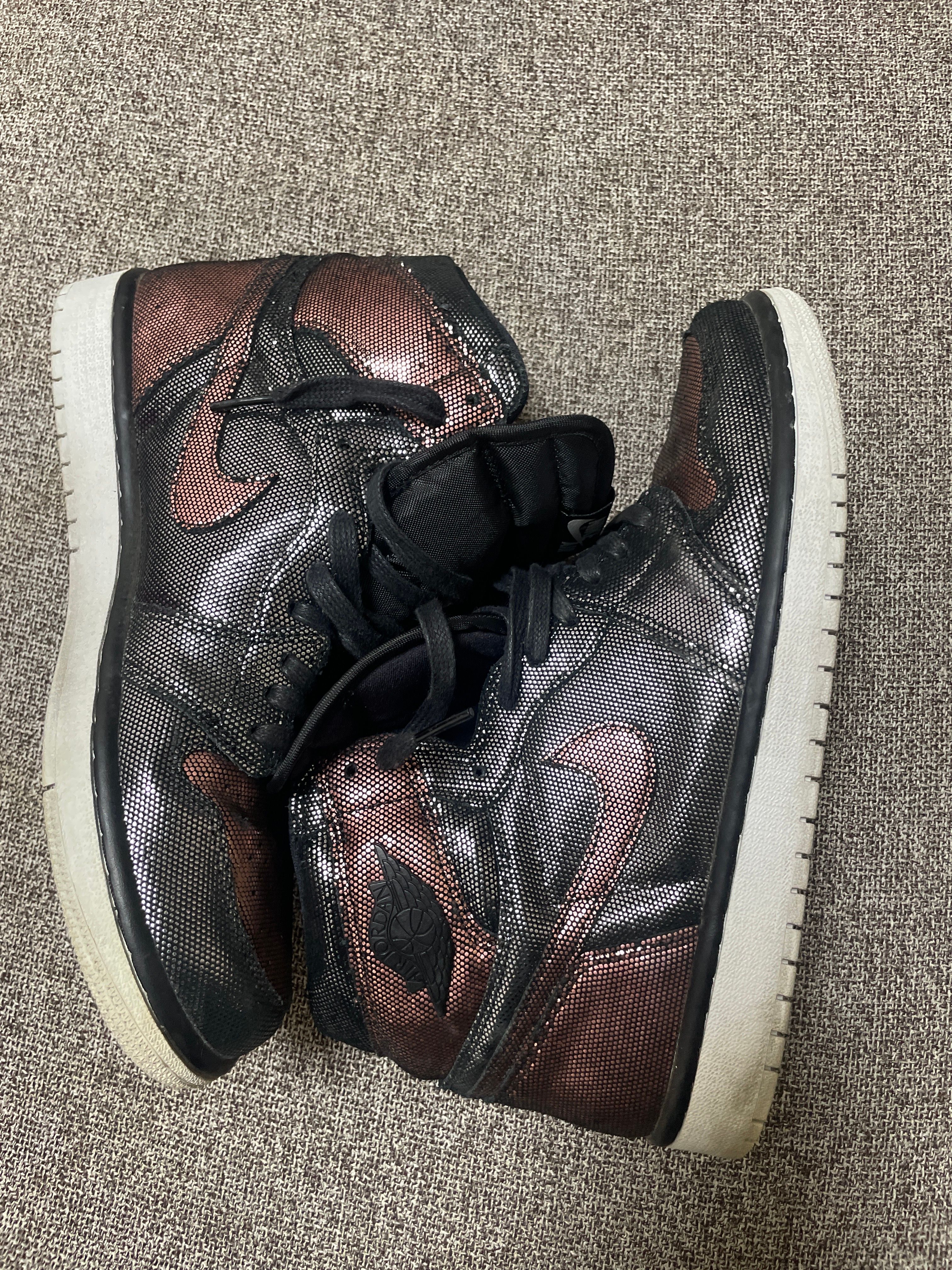 Nike Women's Air Jordan 1 High OG Fearless Metallic Rose Gold