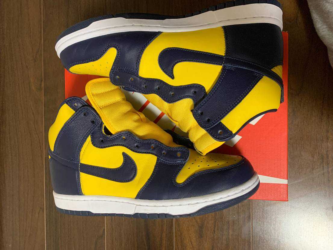 Nike Dunk High "Michigan"