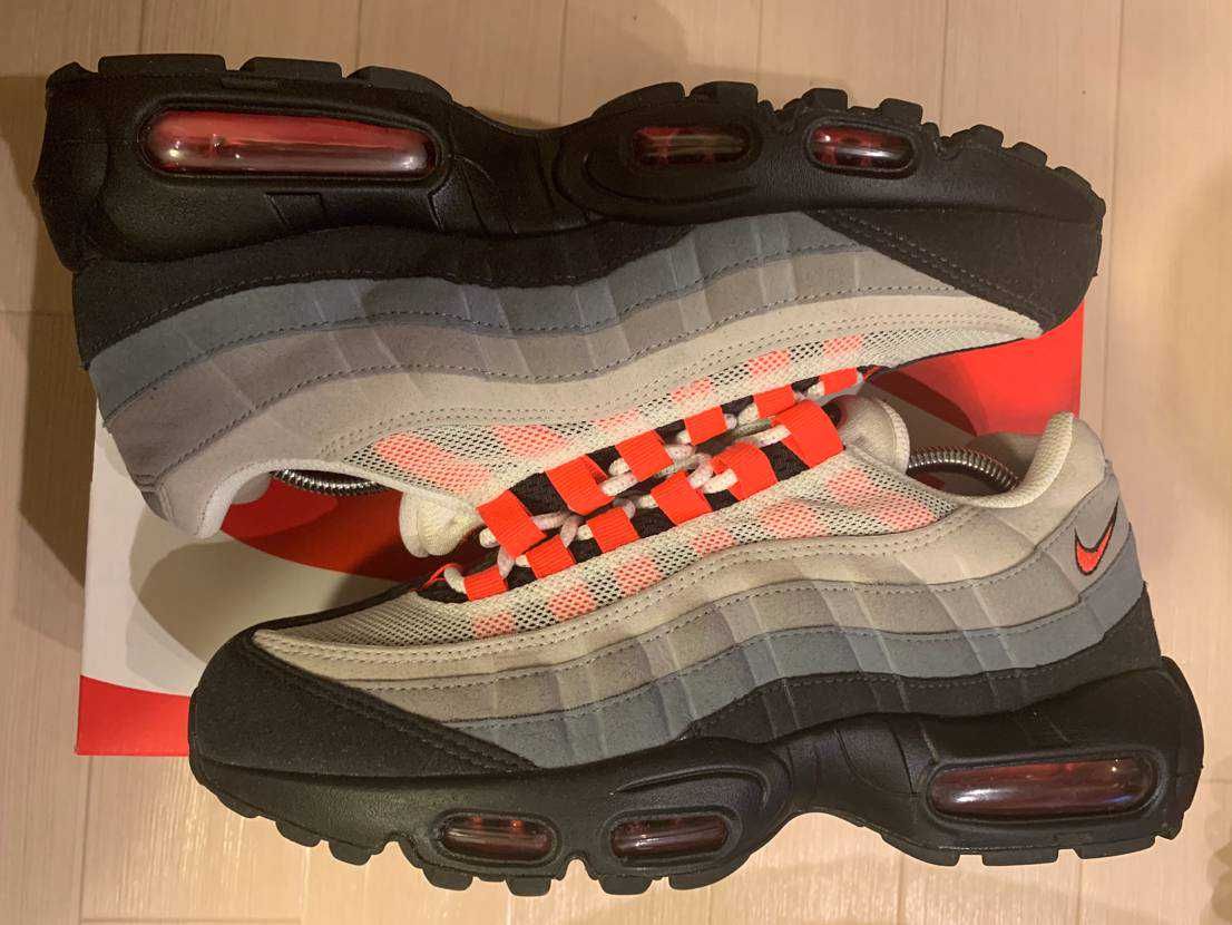 Nike Air Max 95 "White/Solar Red"