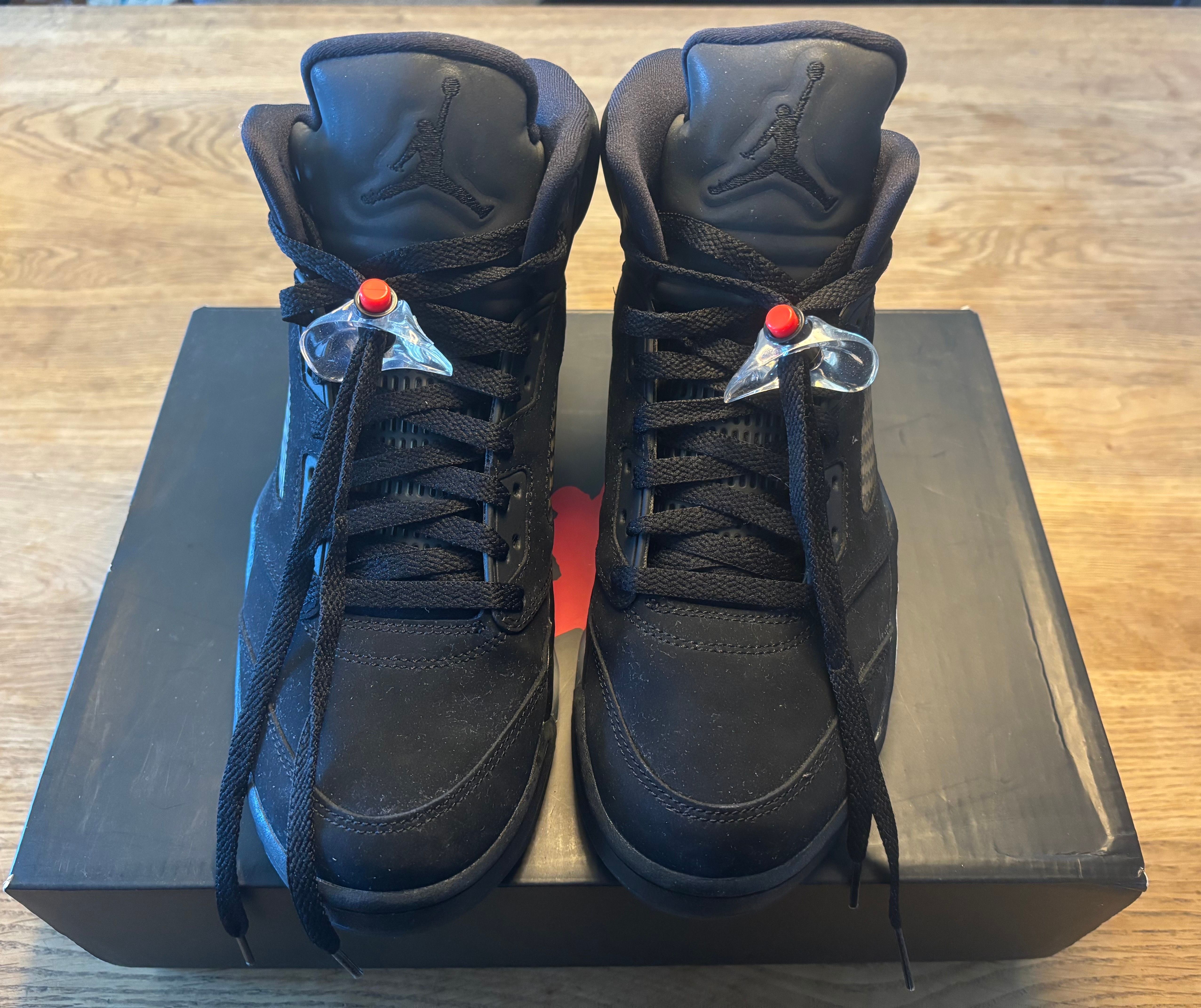 Paris Saint-Germain (PSG) × Nike Air Jordan 5 Retro "Black/Challenge Red-White"