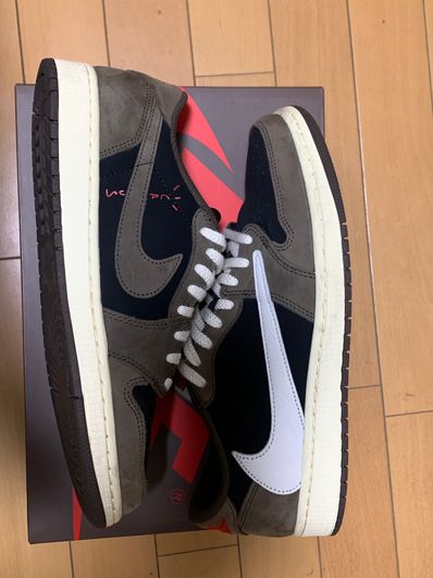 Travis Scott × Nike Air Jordan 1 Low OG SP-T "Black/Dark Mocha"