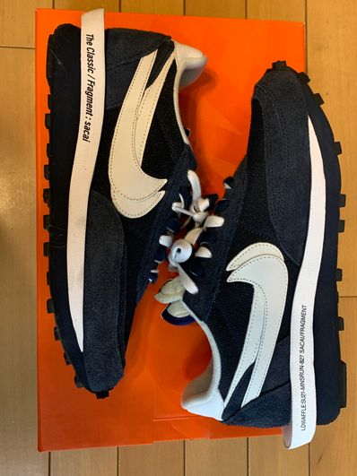 Fragment × sacai × Nike LD Waffle "Blackended Blue"