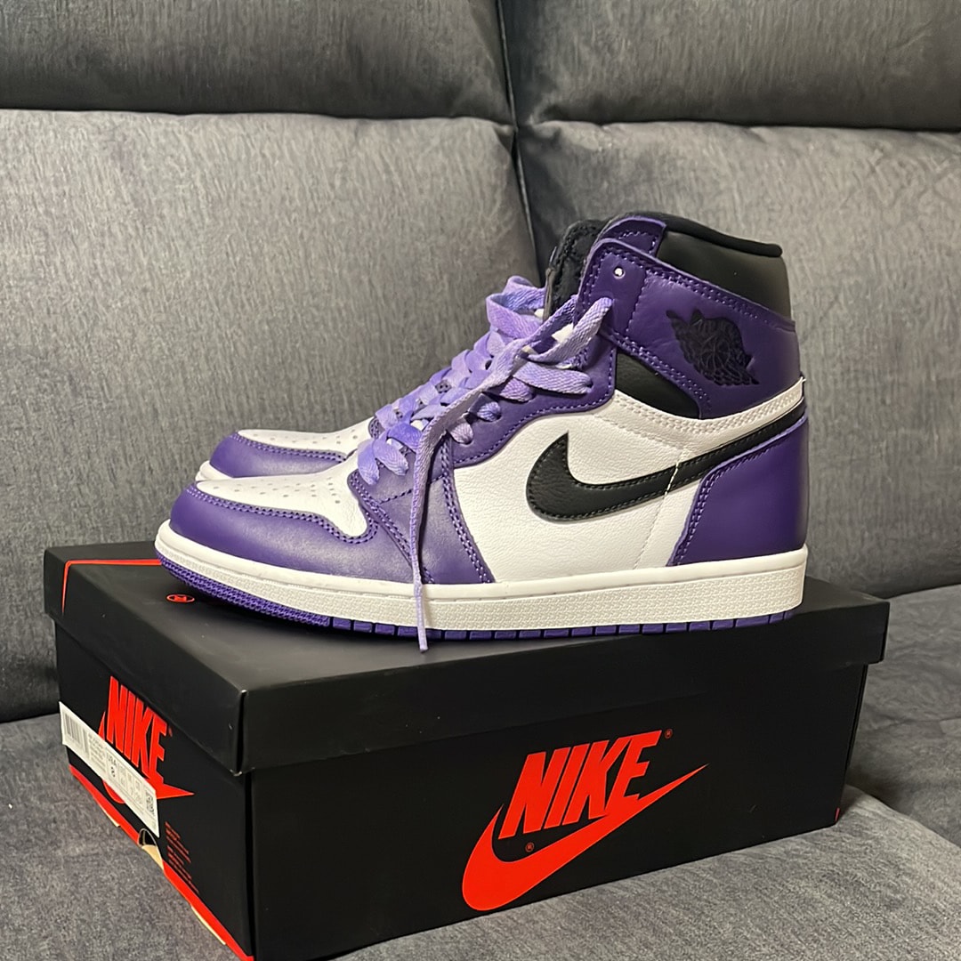 Nike Air Jordan 1 Retro High OG "Court Purple/White/Black" (2020)