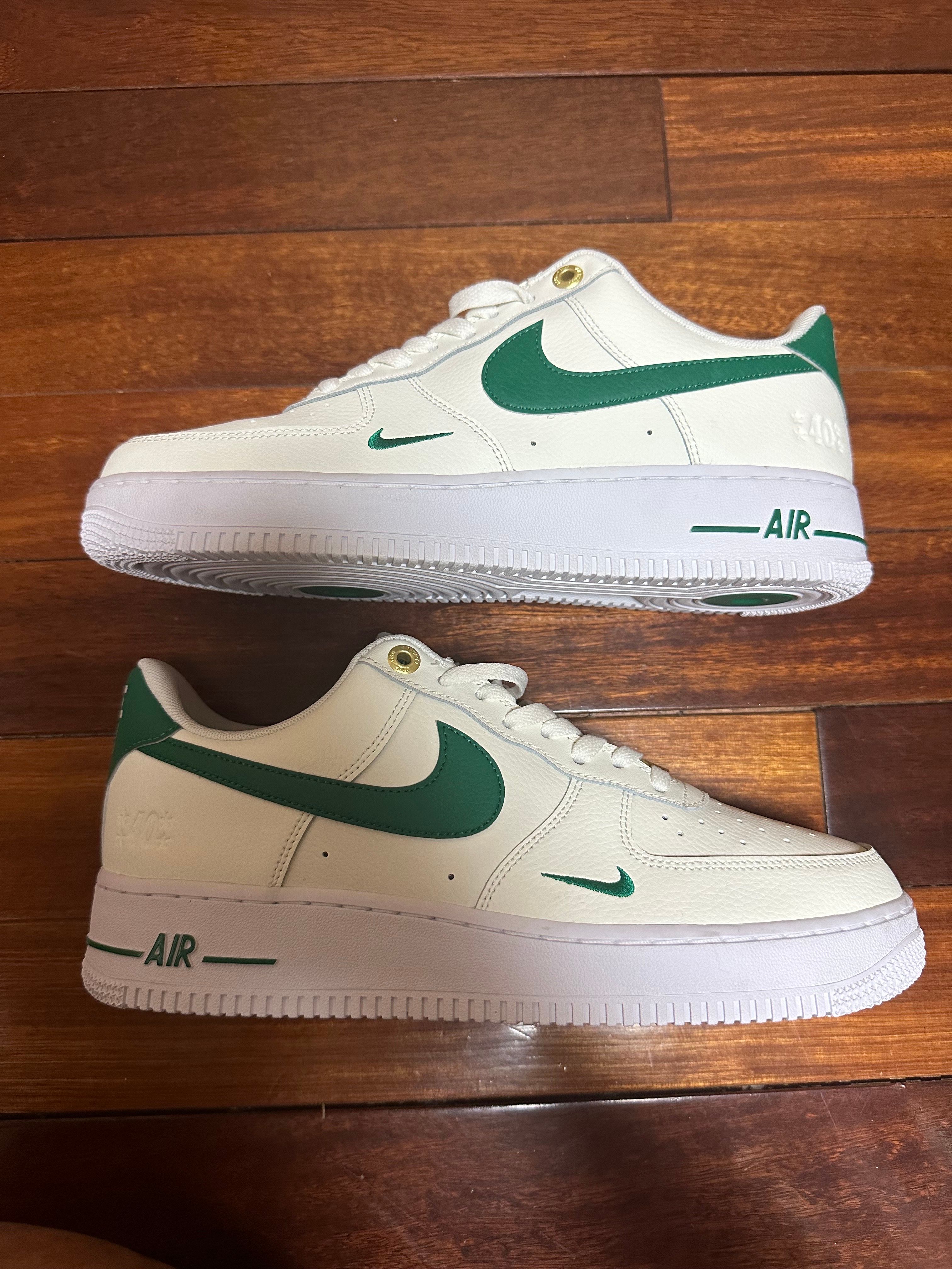 Nike Air Force 1 Low 40th Anniversary "Sail/Malachite-White-Metallic Gold"