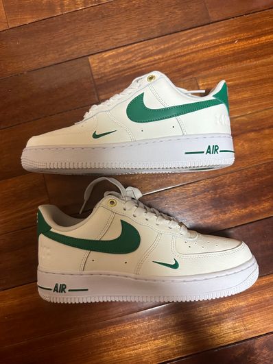 Nike Women's Air Force 1 Low 40th Anniversary "Sail/Malachite/White/Metallic Gold"