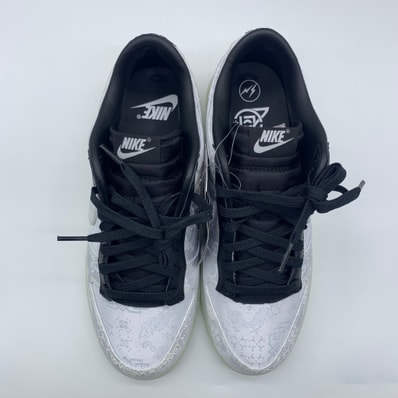 CLOT × fragment design × Nike Dunk Low "Black and White"