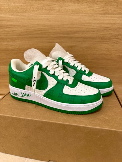 Louis Vuitton × Nike Air Force 1 Low by Virgil Abloh "White & Gym Green"