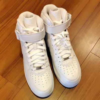 Supreme × Nike Air Force 1 Mid "White" FW24