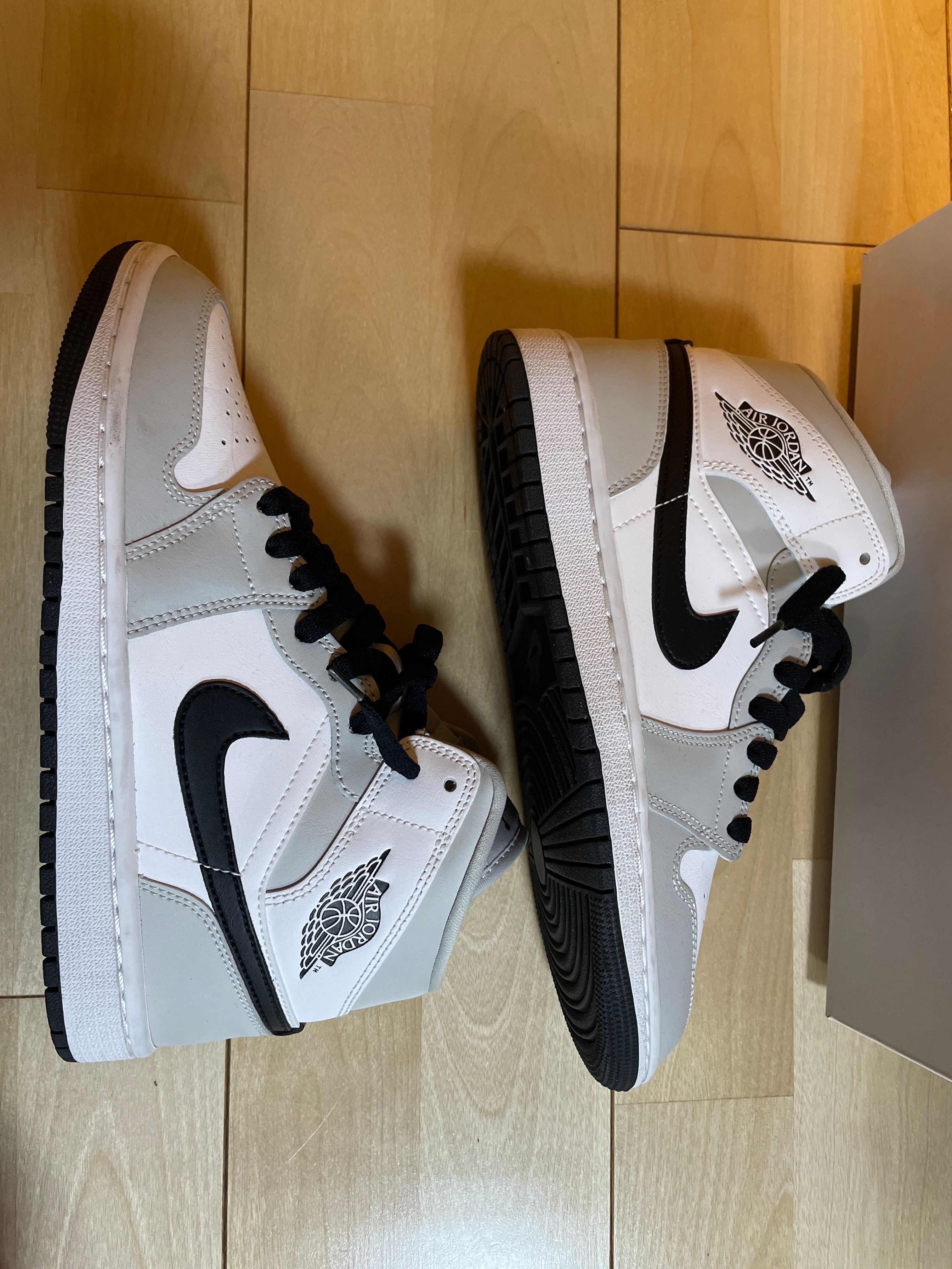 Nike Women's Air Jordan 1 Mid "Grey Fog/White/Black"