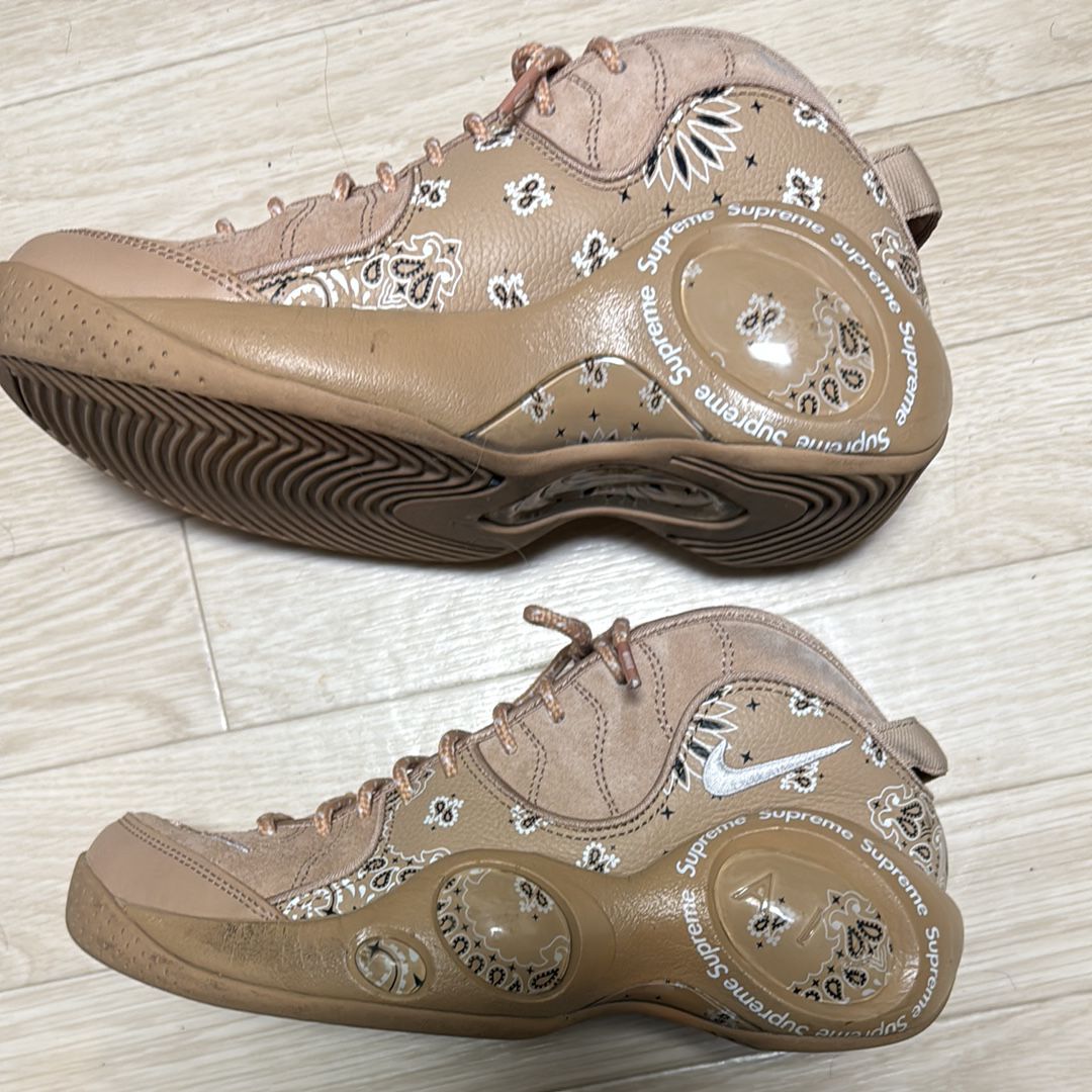 Supreme × Nike Air Zoom Flight 95 SP "Hemp/White"