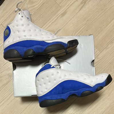 NIKE AIR JORDAN 13 RETRO WHITE HYPER ROYAL BLACK