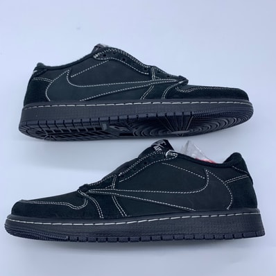 Travis Scott × Nike Air Jordan 1 Low OG SP "Black Phantom"