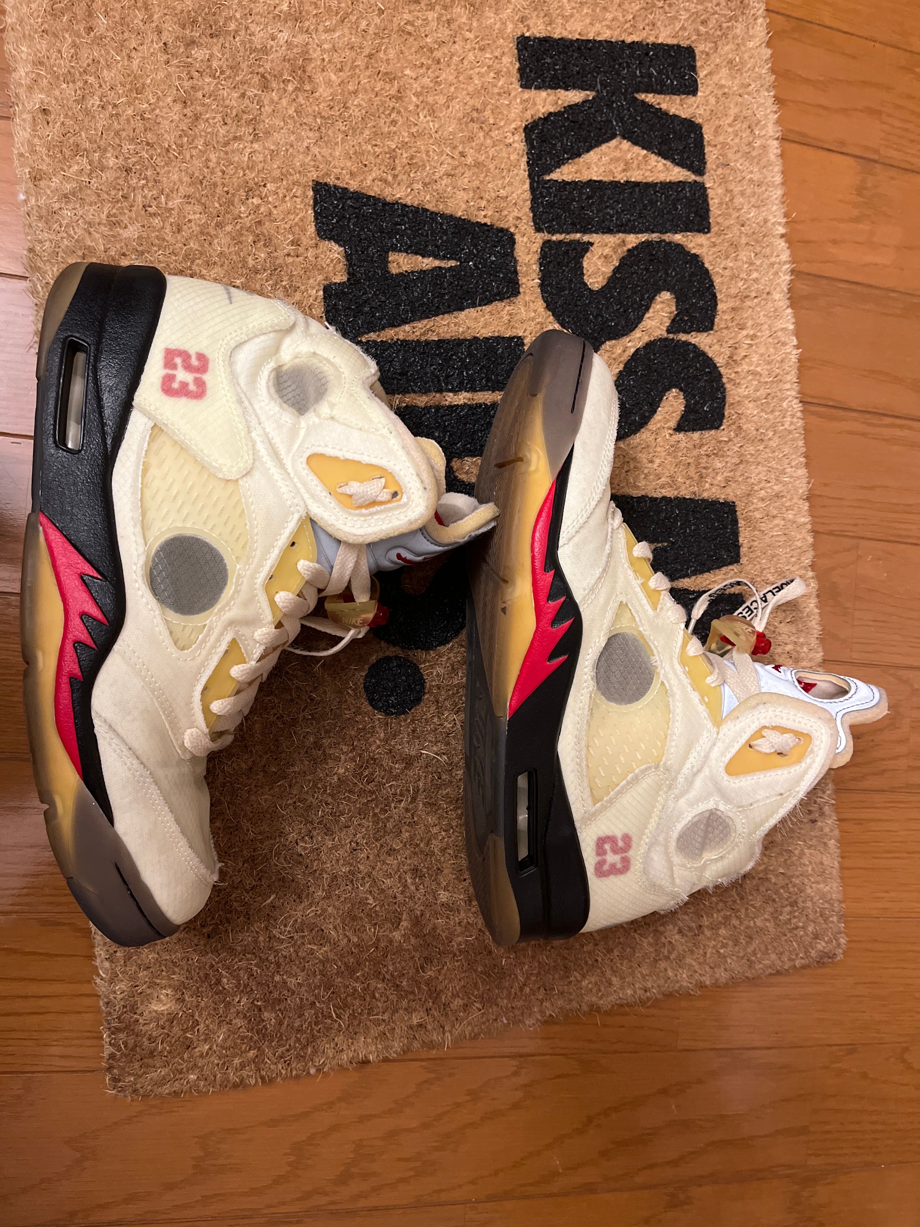 Off-White × Nike Air Jordan 5 "Sail"