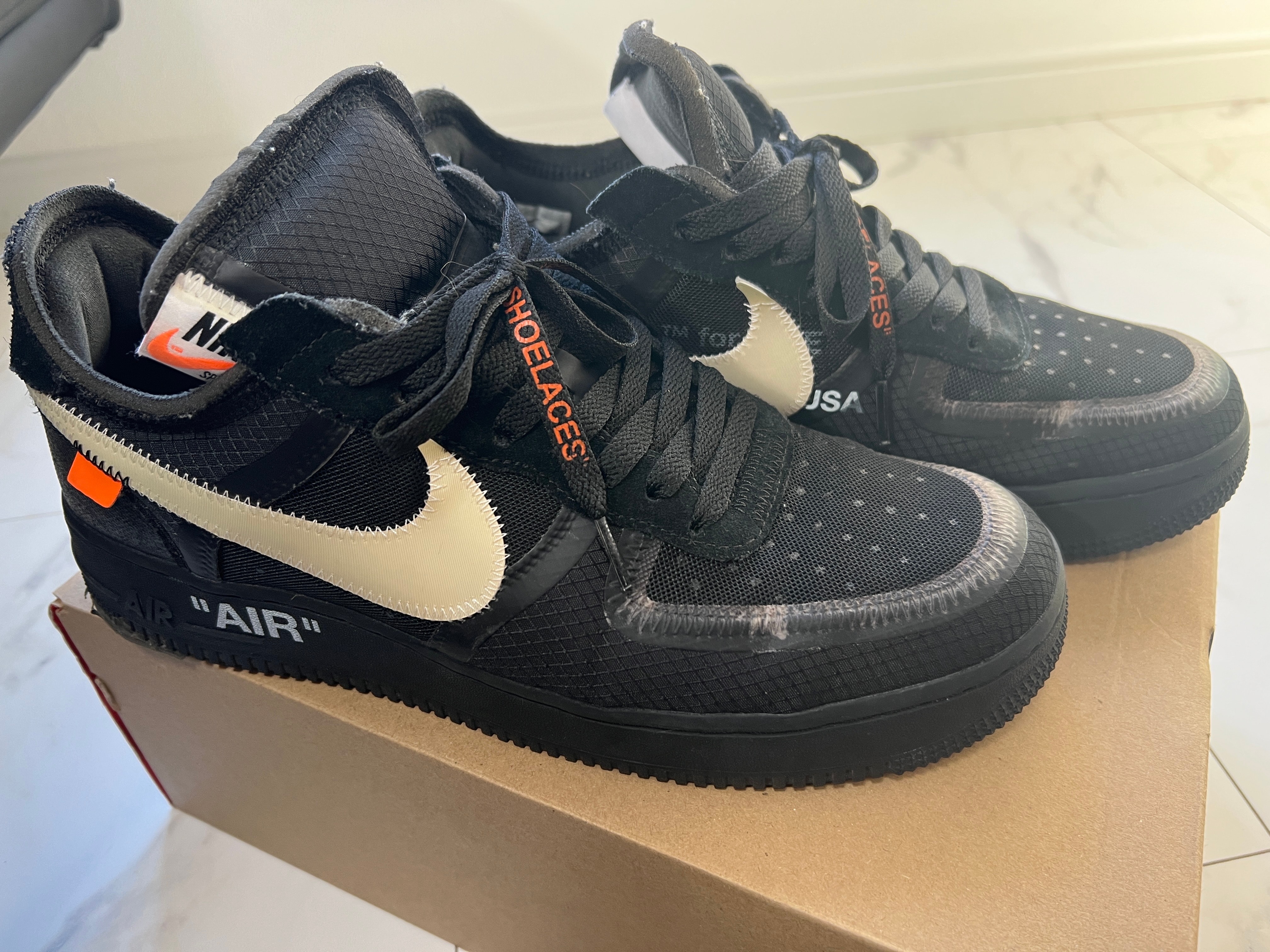 Off-White × Nike Air Force 1 Low "Black"