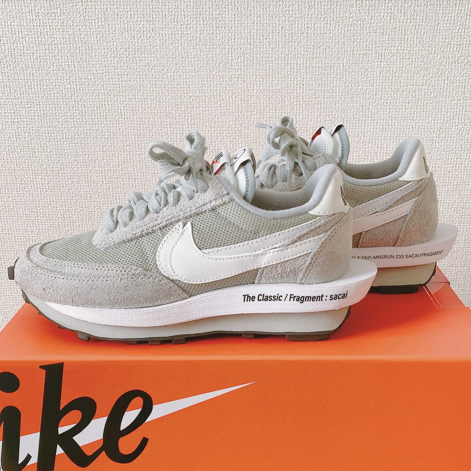 Fragment × sacai × Nike LD Waffle "Light Smoke Grey"