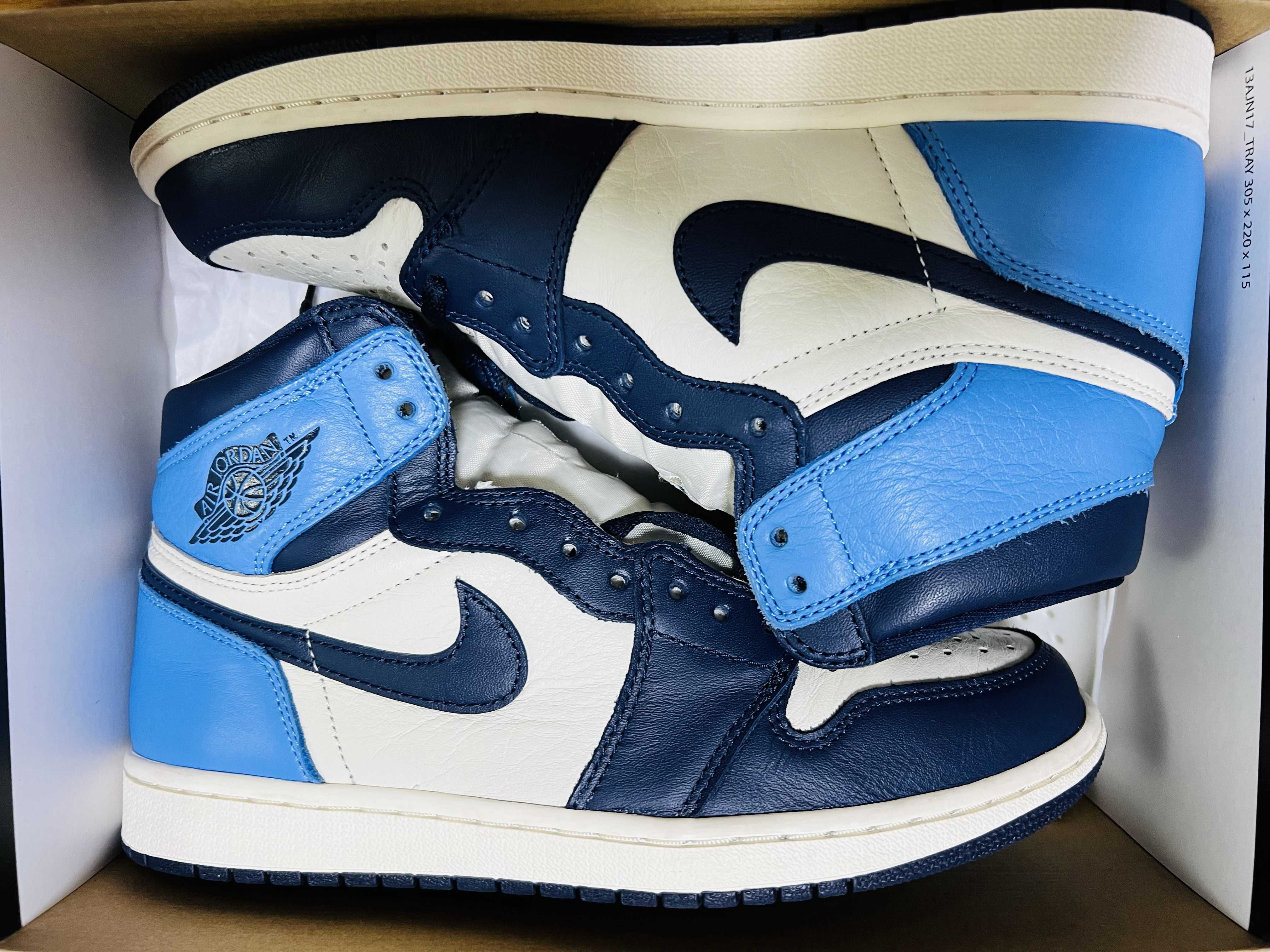 Nike Air Jordan 1 Retro High OG "Obsidian/University Blue"