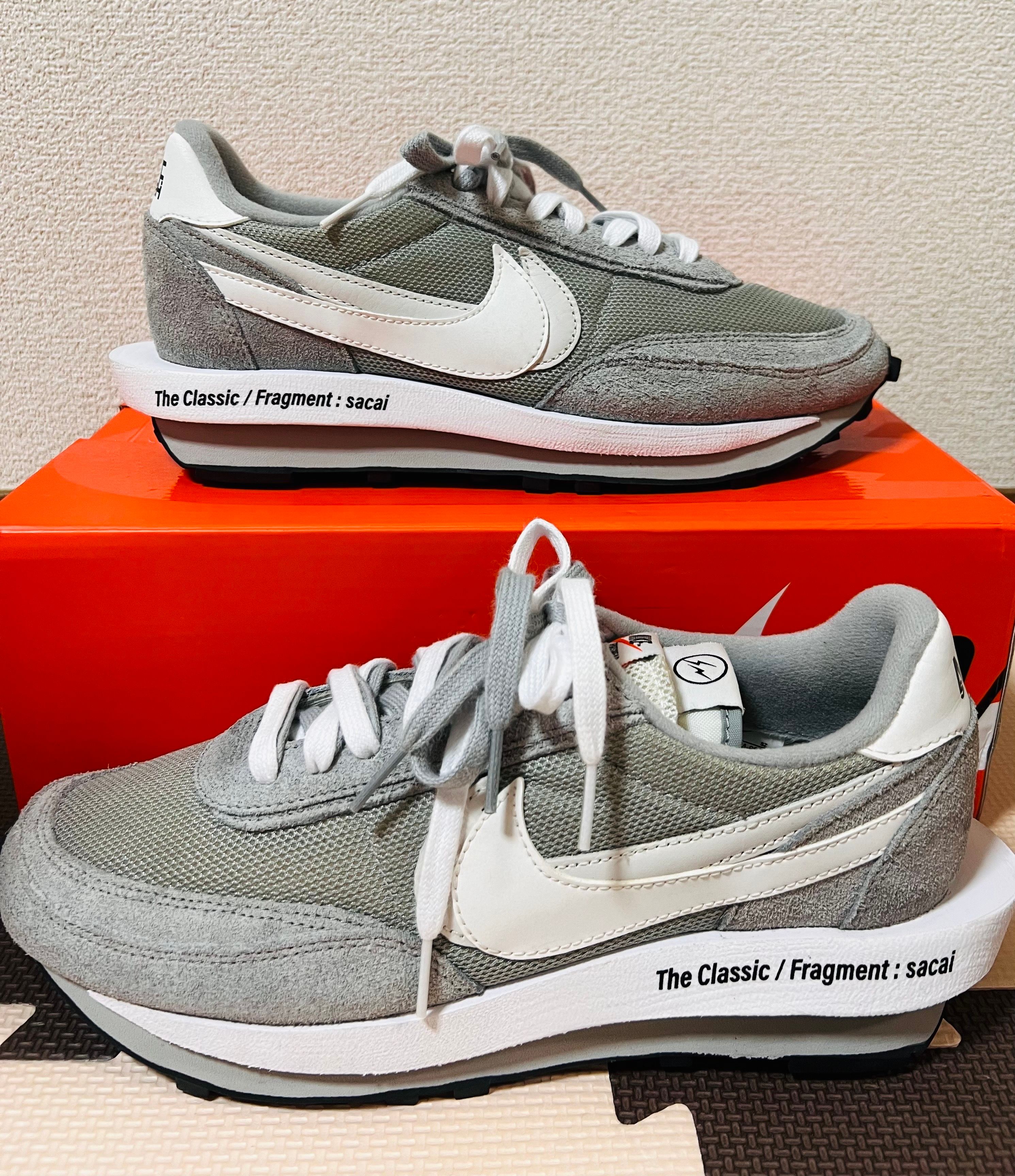 Fragment × sacai × Nike LD Waffle "Light Smoke Grey"