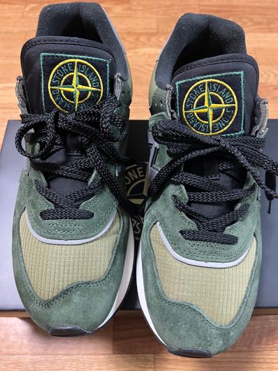 Stone Island × New Balance 574 Legacy "Dark Green"