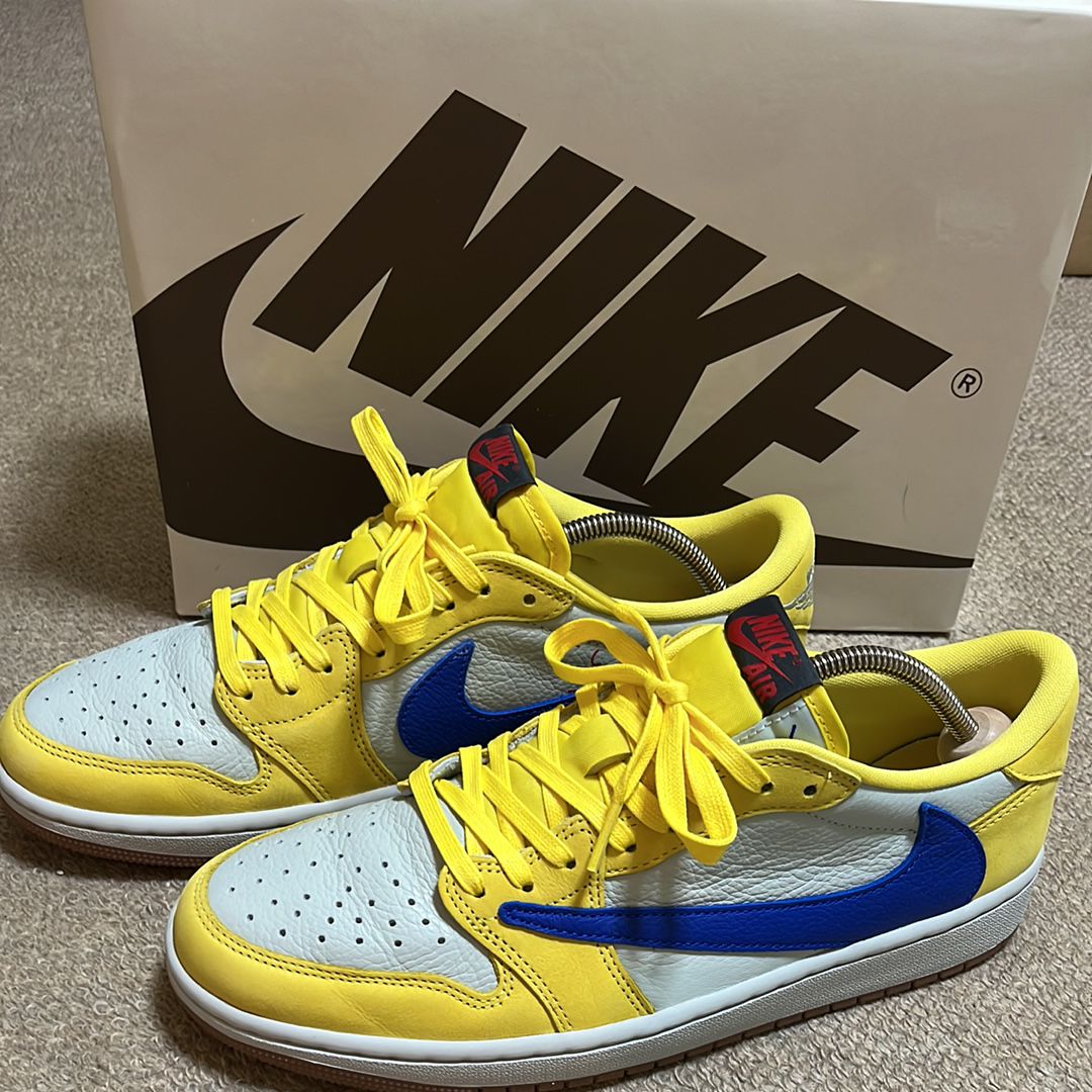 Travis Scott × Nike Women's Air Jordan 1 Retro Low OG "Canary"