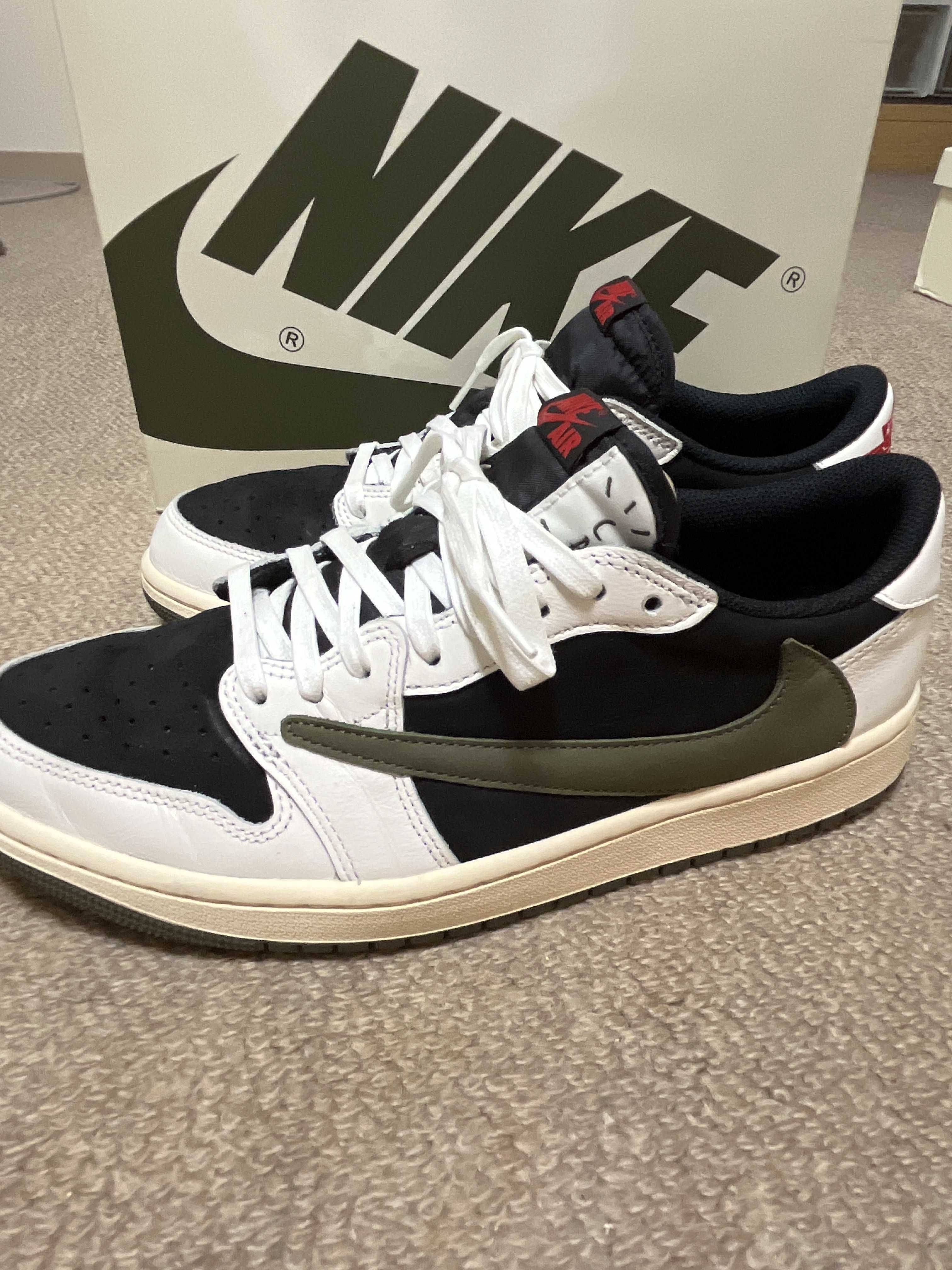 Travis Scott × Nike Women's Air Jordan 1 Low OG "Medium Olive"
