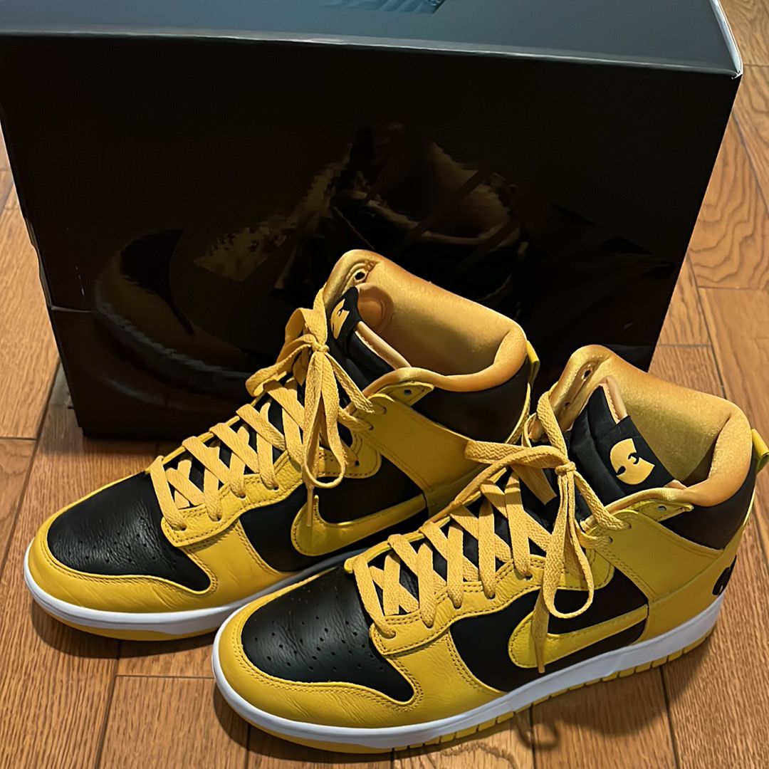 Wu-Tang Clan × Nike Dunk High Retro PRM "Black and Pollen"
