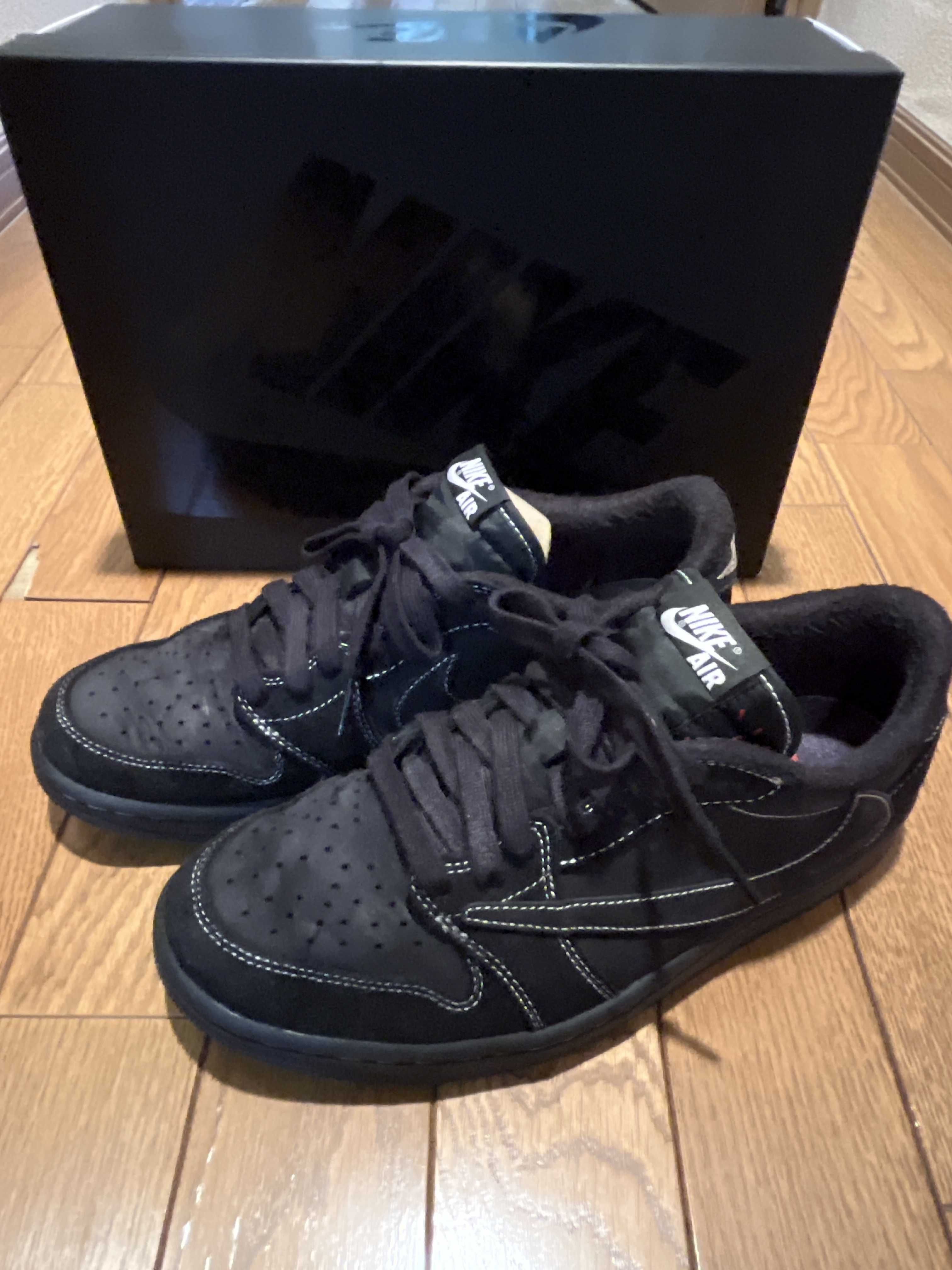 Travis Scott × Nike Air Jordan 1 Low OG SP "Black Phantom"