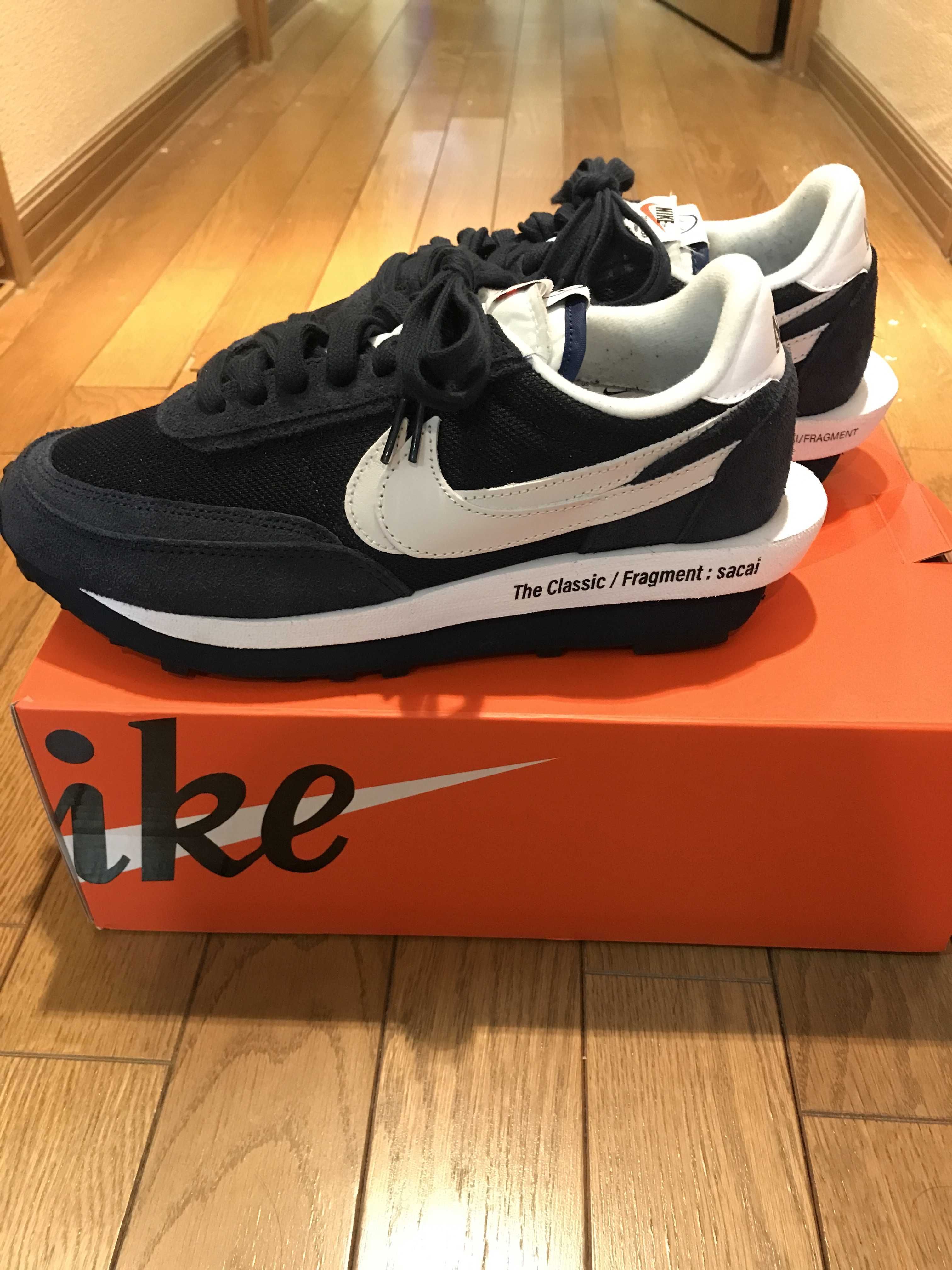 Fragment × sacai × Nike LD Waffle "Blackended Blue"