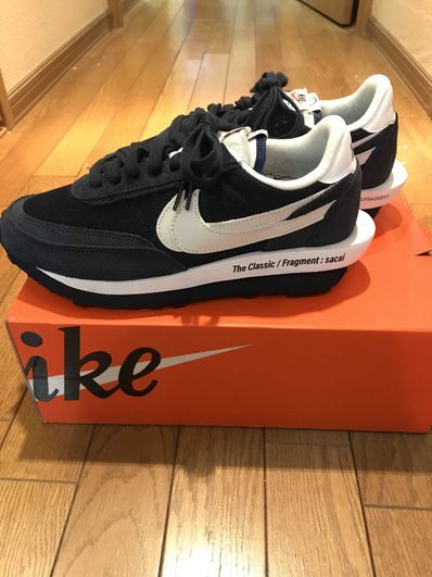Fragment × sacai × Nike LD Waffle "Blackended Blue"