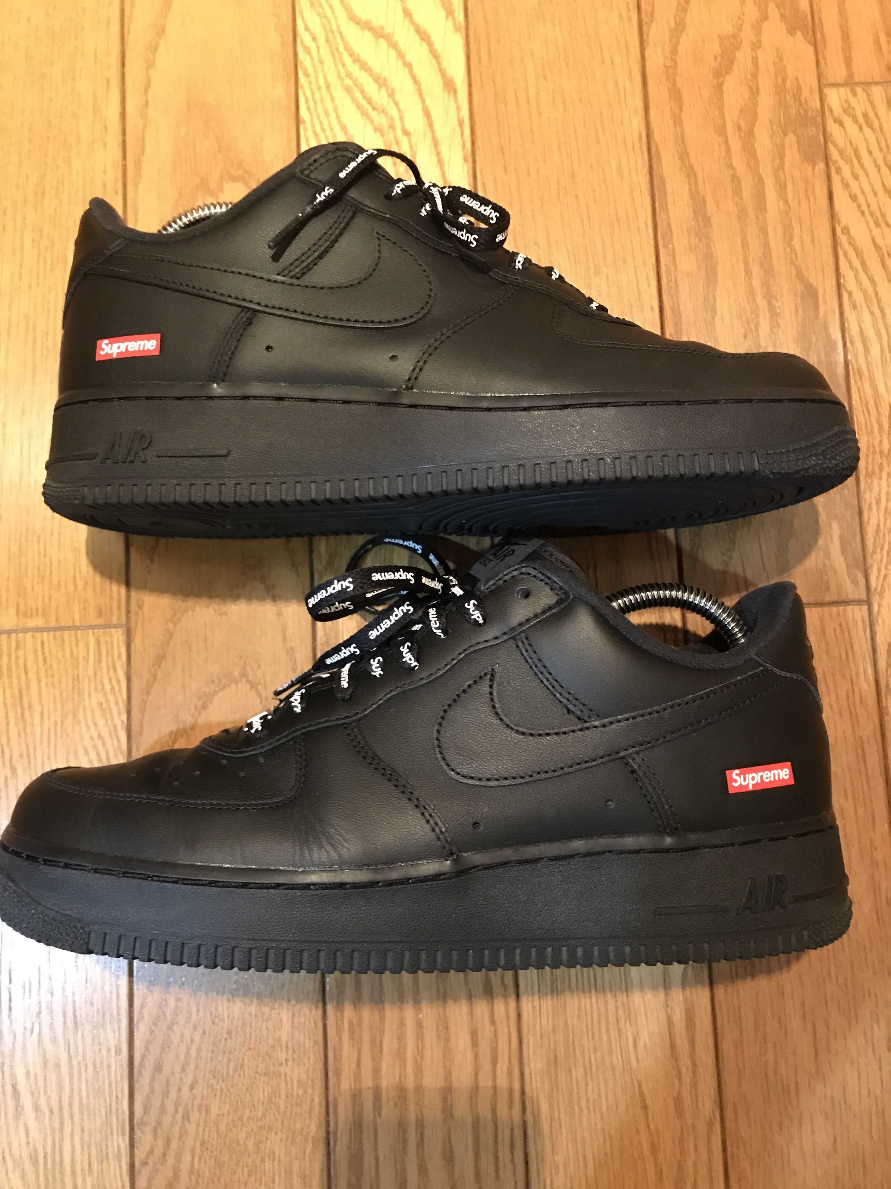 Supreme × Nike Air Force 1 Low "Black"