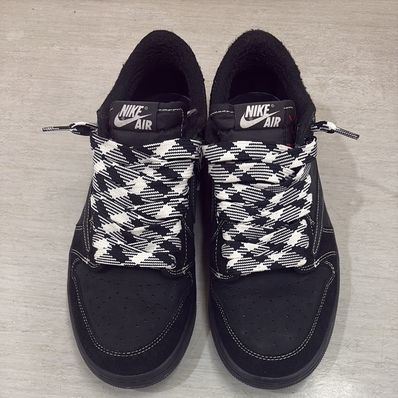 Travis Scott × Nike Air Jordan 1 Low OG SP "Black Phantom"
