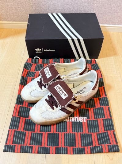 Wales Bonner × adidas Samba Pony Tonal Low "Cream White/Mystery Brown"